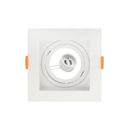 Spot Led Embutir Quadrado Recuado Conecta Mr16 Branco Taschibra