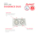 Spot Led Evidence Duo Luz Amarela E Branca 14W Branco Fosco Avant - c69484e0-11b9-4029-856c-2c24b0aeb605