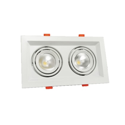 Spot Led Evidence Duo Luz Amarela E Branca 14W Branco Fosco Avant