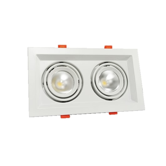 Spot Led Evidence Duo Luz Amarela E Branca 14W Branco Fosco Avant - Imagem principal - d6da9847-da84-4068-8feb-118fd42a2504