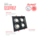 Spot Led Evidence Quattro Luz Amarela E Branca 28W Preto Fosco Avant - 104dfa16-5056-4f23-868b-b6fc083c4c97