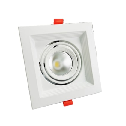 Spot Led Evidence Uno Luz Amarela E Branca 7W Branco Fosco Avant