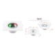 Spot Led Quadrado Neo 5W Luz Amarela 2700K Luz Branca 6500K Rgb Bivolt Avant - cf1f1498-c9ec-4b35-8e94-0e58bd82bd37