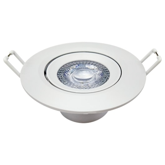 Spot Supimpa Led 12W Branco Fosco Luz Amarela 3000K Redondo Bivolt Avant - Imagem principal - 47e411fa-8094-477d-8af7-ed3bcd4d67e1