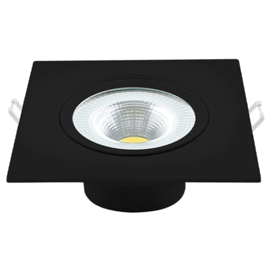 Spot Supimpa Led 5W Preto Fosco Luz Amarela 3000K Quadrado Bivolt Avant - Imagem principal - edc8978f-c0ea-473b-88d2-3c6ef47e9656