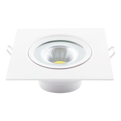 Spot Supimpa Led Quadrado 12W Branco Fosco Luz Neutra 4000K Bivolt Avant