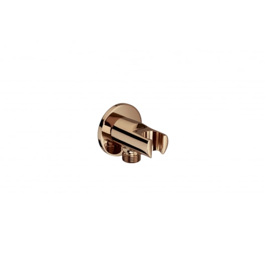 Suporte Para Ducha Manual Com Saída de Água Rose Gold Roca - Imagem principal - 2fe27692-0ead-48eb-bcce-ee5bed8313f0