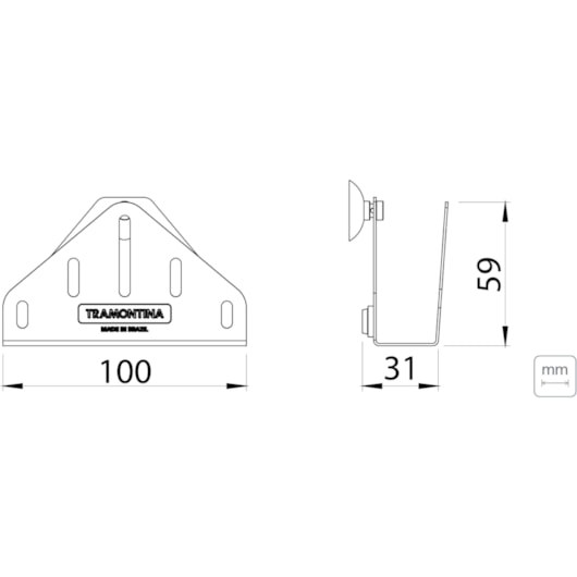 Suporte para Esponja de Lavar Louça em Aço Inox Tramontina - Imagem principal - 882f57eb-f0a7-4df4-80d5-8bbf06f3a908
