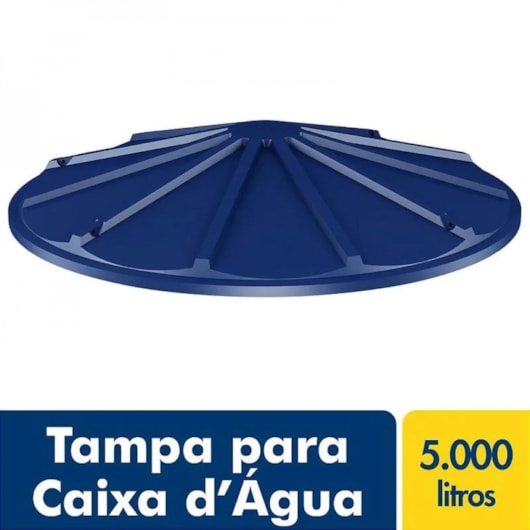 Tampa Para Caixa Dágua 5000L Polietileno Fortlev - Imagem principal - 75acf1ff-a6b2-4376-bbbd-9b9a8615560a