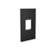 Tampa Para Fio Para Toalheiro Térmico De Parede Black Matte Deca - c2619771-d08c-420b-b51f-897241752a3b