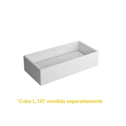 Tampo Em Louça Para Cuba Lt107 Branco Deca