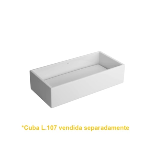 Tampo Em Louça Para Cuba Lt107 Branco Deca - Imagem principal - eee5f605-0610-45f7-8a5a-228ecf9ac482