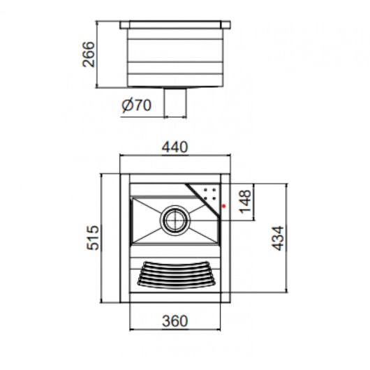 Tanque 32 Litros Com Válvula 3,5 Alto Brilho Docol 44x51,5x26 cm - Imagem principal - 9e9b53d0-feac-4559-b6b6-b0a89d783162