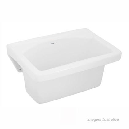 Tanque De Louça M 31l 55x49cm Branco Incepa