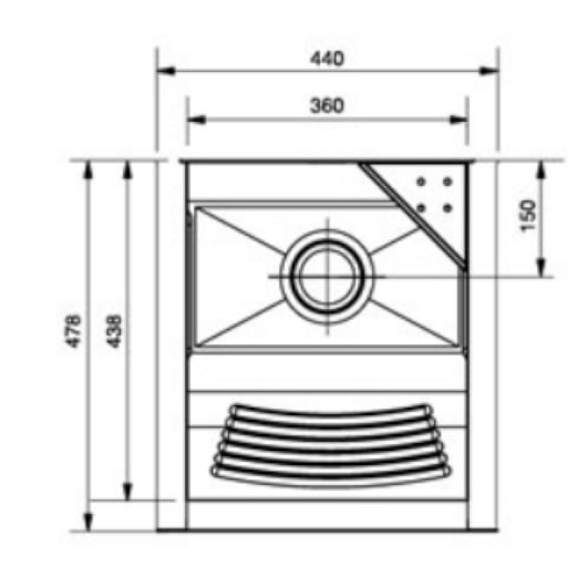 Tanque De Parede Reto Alto Brilho 23 Litros Docol 44x48x26cm - Imagem principal - 568bd42b-3104-47c4-9776-ae72a5e0b843