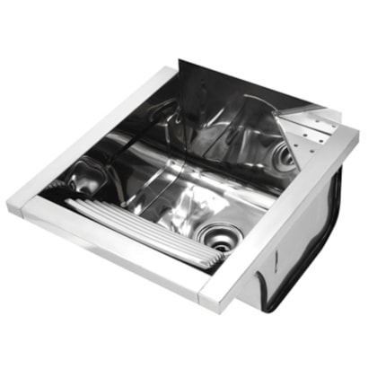Tanque De Parede Reto Alto Brilho  Docol 44x48x26cm 23 L