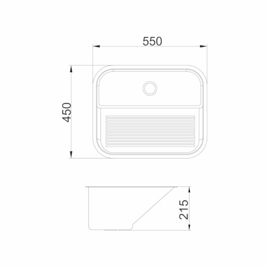 Tanque Monobloco De Embutir 30 Litros Polido Ghelplus - Imagem principal - 1e4410e7-7d4e-4a69-a117-d4cc65aa4f4f