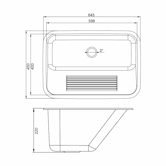 Tanque Monobloco De Embutir Acetinado Ghelplus 35L - Imagem principal - db0c5d54-6193-43bf-8885-7edb98bc9761