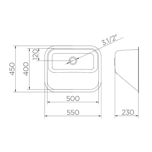 Tanque Monobloco Polido Docol 32L 55x45x23 cm - Imagem principal - a89135d6-f4fa-4f08-a17a-5475d240112f