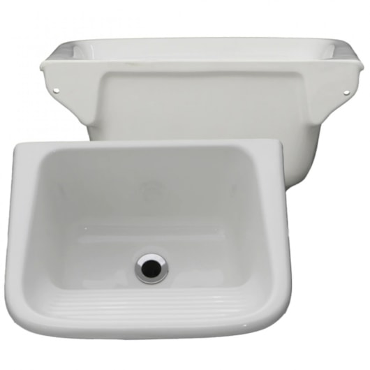 Tanque Simples 55x42cm Branco Decoralita - Imagem principal - 9142568b-1c5b-4ea3-ba4d-b4a37eb01c9d