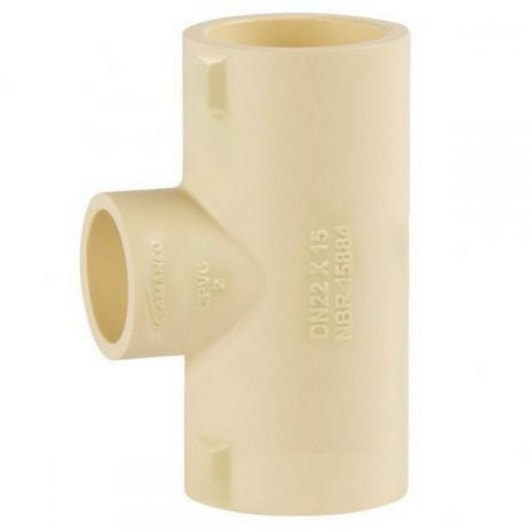 Tê De Redução Fêmea Super 28x22mm Cpvc Amanco - Imagem principal - 0b07100d-a56f-4f2e-a620-dc2c36ef976a