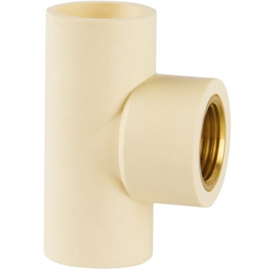 Tê De Redução Fêmea Super Cpvc Amanco 4,2x2,2cm - Imagem principal - e2550283-a9c5-4833-a622-309a9b2976a1