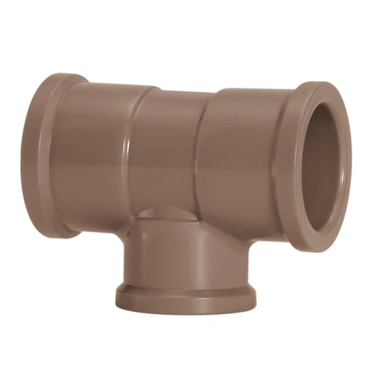 Tê De Redução Soldável 40x25mm Amanco - Imagem principal - 495e9358-0b77-4c18-a2a5-2cfa254b58c3