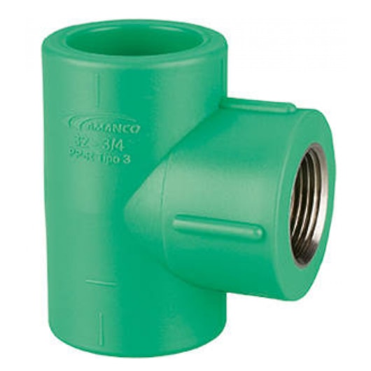 Tê PPR Fêmea/Fêmea/Fêmea Amanco 2,5x1/2cm - Imagem principal - de4998a0-4922-4085-8bc6-810a6b99f004