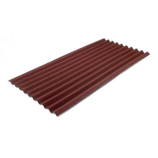 Telha Clássica Vermelha Onduline 200x95cm - Imagem principal - 0ba35865-562b-40e2-b26d-b4732484fe22