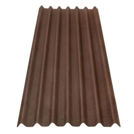 Telha Stilo Marrom Onduline 200x82cm - Imagem principal - 7e6bb859-cffe-41d5-9047-54a5b1459269