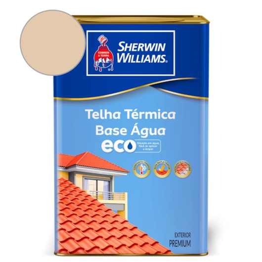 Telha Térmica Base Água Eco Champagne Sherwin Williams 18L - Imagem principal - 35019f42-6f66-468e-b0c3-a380a0353cd9