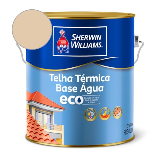 Telha Térmica Base Água Eco Champagne Sherwin Williams 3,6L - Imagem principal - 2ab717e7-9f03-4ec0-aafb-c43df77b86e7