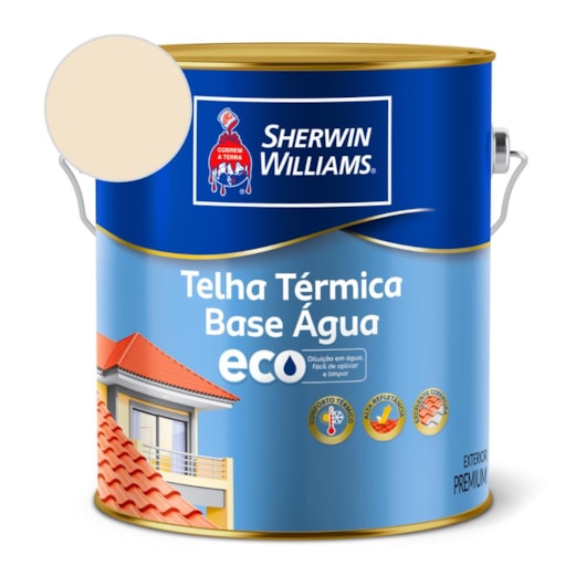 Telha Térmica Base Água Eco Perola Sherwin Williams 3,6L - Imagem principal - 57e50201-180f-4350-9cfe-a1336f197d9f