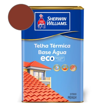 Telha Térmica Base Água Eco Vermelho Oxido Sherwin Williams 18L