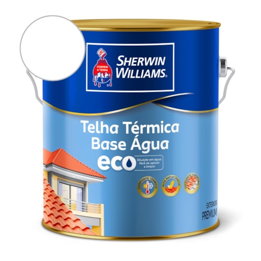 Telha Térmica Eco Branco Sherwin Williams 3,6L - Imagem principal - b49a89ed-a6d1-4ca2-9dd6-889e0f96e52e