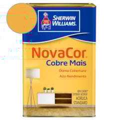 Tinta ACR Cobre Mais NovaCor Amarelo Sol Sherwin Williams 18L
