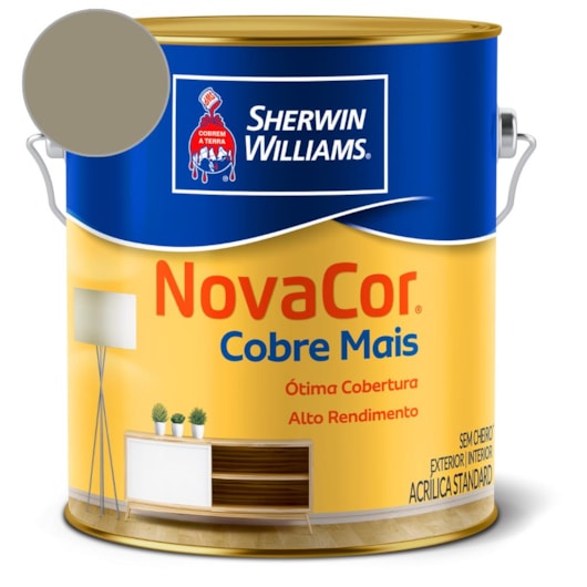 Tinta ACR Cobre Mais NovaCor Concreto Sherwin Williams 3,6L - Imagem principal - b5f8c904-9261-4c6d-bac0-926860b710a1
