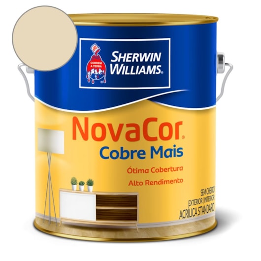 Tinta ACR Cobre Mais NovaCor Marfim Sherwin Williams 3,6L - Imagem principal - c5e5453f-7cb8-4b2d-931b-b321b6e64faf