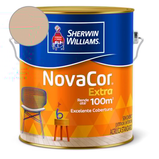 Tinta ACR Fosco Mais Rendimento NovaCor Areia Sherwin Williams 3,6L - Imagem principal - cc4a222f-98d7-435f-874f-5f419cfb074c