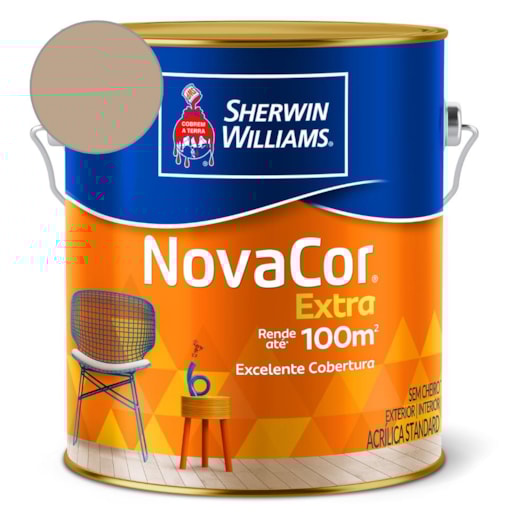 Tinta ACR Fosco Mais Rendimento NovaCor Camurça Sherwin Williams 3,6L - Imagem principal - fc00b641-4ad9-4388-9aef-f52e93031db4