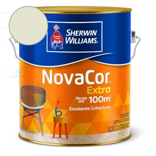Tinta ACR Fosco Mais Rendimento NovaCor Erva Doce Sherwin Williams 3,6L - Imagem principal - 36d3b41b-2cf1-4969-be2d-9d81fc2a6f17