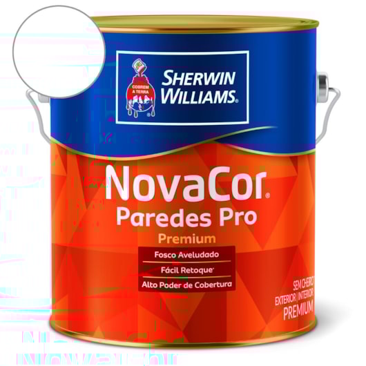 Tinta ACR Fosco Paredes Pro Branco Sherwin Williams 3,6L - Imagem principal - 91cd3709-faad-46b2-9470-bc7869338000