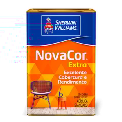 Tinta ACR Mais Rendimento NovaCor Semibrilho Gelo Sherwin Williams 18L