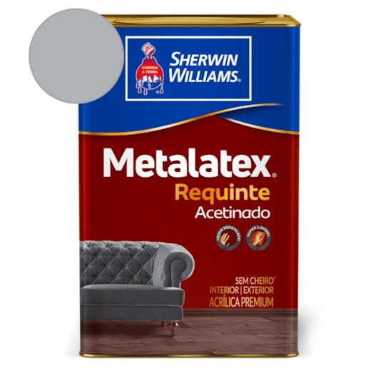 Tinta ACR Melatex Requinte Super Lavável Cinza Barbatana Sherwin Williams 18L - Imagem principal - 7ae43e20-b6a7-47a6-9c8f-b8d2a1f76f4f