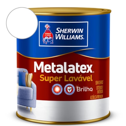Tinta ACR Melatex Semi Brilho Branco Sherwin Williams 3,6L