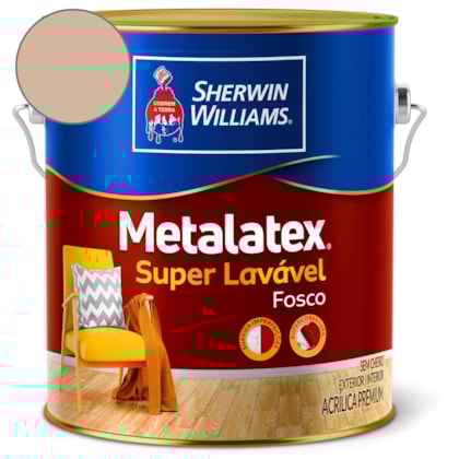 Tinta ACR Metalatex Fosco Areia Sherwin Williams 3,6L