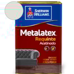 Tinta ACR Metalatex Requinte Super Lavável Acetinado Branco Gelo Sherwin Williams 18L