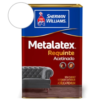Tinta ACR Metalatex Requinte Super Lavável  Branco Sherwin Williams 18L