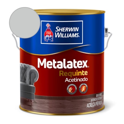 Tinta ACR Metalatex Requinte Super Lavável  Cinza Alpes Sherwin Williams 3,6L