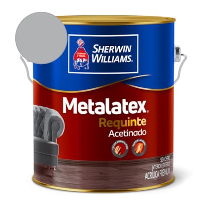 Tinta ACR Metalatex Requinte Super Lavável  Cinza Barbatana Sherwin Williams 3,6L